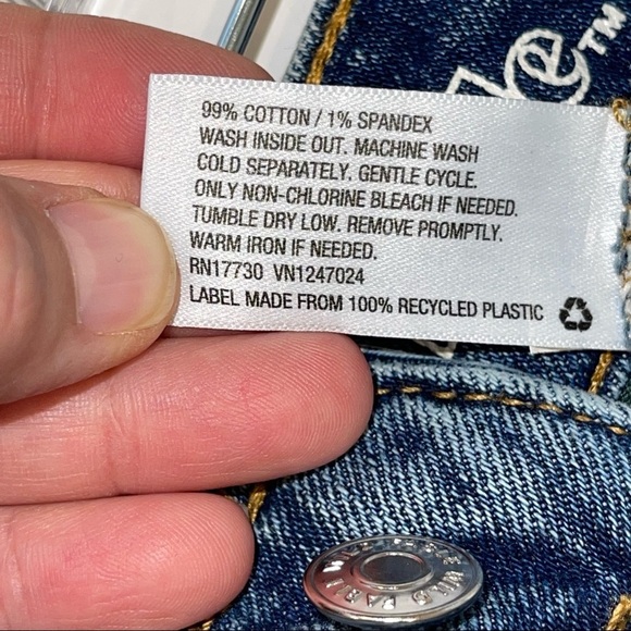 Wild Fable Raw Hem Jean Skirt Sz 4 - Picture 9 of 16